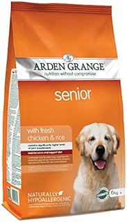Arden Grange Senior Dry Dog Food with Fresh Chicken and Rice, 6 kg