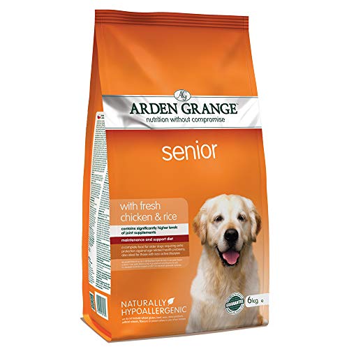 Arden Grange Senior Dry Dog Food with Fresh Chicken and Rice 6 kg