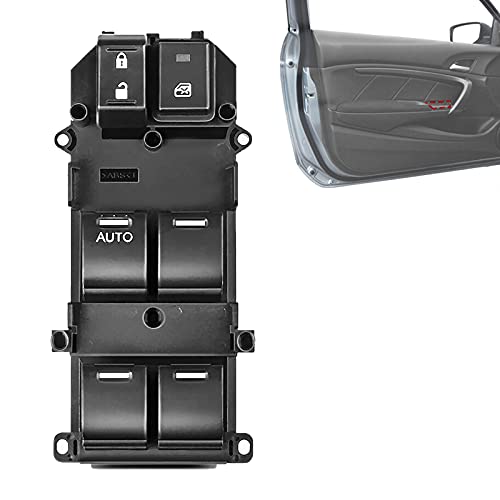 Front Left Driver Side Electric Master Power Window Switch Replacement For 2008 2009 2010 2011 2012 Honda Accord #TOP5