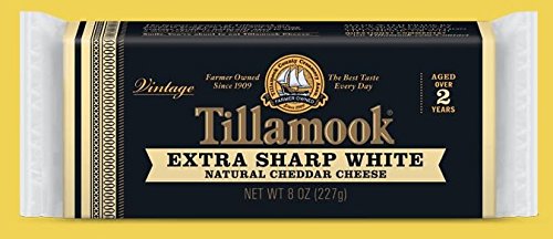 TILLAMOOK Vintage White Cheddar Cheese Deli, Extra Sharp, 7 Ounce (Pack of 12)