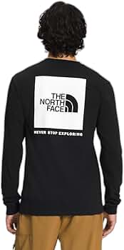 Amazon.com: The North Face Box NSE L/S Mens Tshirt TNF Black