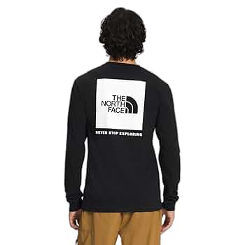 Amazon.com: The North Face Box NSE L/S Mens Tshirt TNF Black