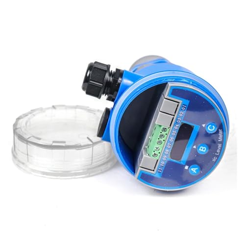 LDHJBNAC Ultrasonic Level Meter 010v Water Fuel Tank Level Sensor Liquid Depth Measurement 4-20mA Output(2m Range 4-20mA)