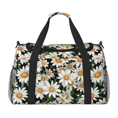 Sac de voyage pliable noir grand format avec poignées zippées