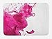 NA Tappetino da Bagno Magenta, Schizzi di Colore in Stile Acquerello Pastello colorato Simile a Una Fiamma Simile a Una Fiamma, Tappetino da Bagno Peluche con Supporto Antiscivolo, Rosa Bianco Pugno