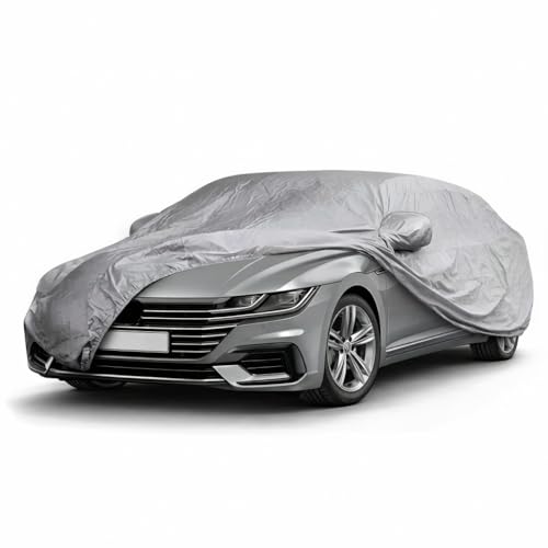 Wöbermann Premium Saloon Car Cover Size L - Waterproof UV - Fits Chevrolet Cruze, Fiat Egea Albea Tempra, Hyundai Accent Blue, Kia Cerato 2015, Mitsubishi Lancer Carisma, Opel Astra F-G (Large)