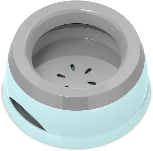 Gamelle Anti-Éclaboussure Flottante pour Chien et Chat - Anti-Débordement, Facile à Nettoyer