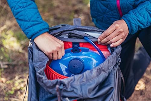 Morrales de senderismo ultraligeros femenino 55L gris miniatura 7