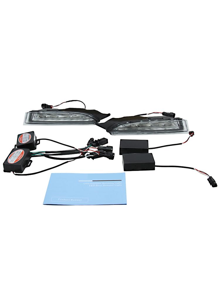 Riloer Car LED daytime Film Lights DRL, LED de coche luces duales DRL FIT para V * W SCIR*OCCO R 2010-2013