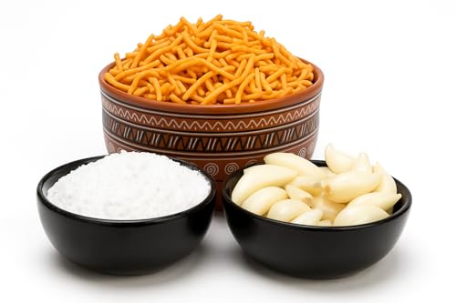 Sitara Foods Garlic karampusa vellulli Karampoosa karapusa 250 Grams pack