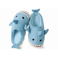 Coswind Zapatillas de Vaca Mujer Hombre Casa Casual Invierno Cómodas Felpa Peludas on Cloud Antideslizantes Suela Divertidas Pantuflas Cielo azul 260