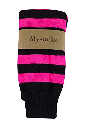 Image of Mysocks Leg Warmers Extra Soft Stylish Fancy Winter 80s Party Dance Neon Long Legwarmers for Women Girls Ladies