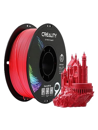 Creality PLA Filament 1.75 mm, 3D Printer Filament, 1.0kg (2.2lbs) Spool, No Warp Enhanced Toughness, Dimensional Accuracy ±0.03mm Printing Filament, for 3D Printers (Fluorescent Pink)