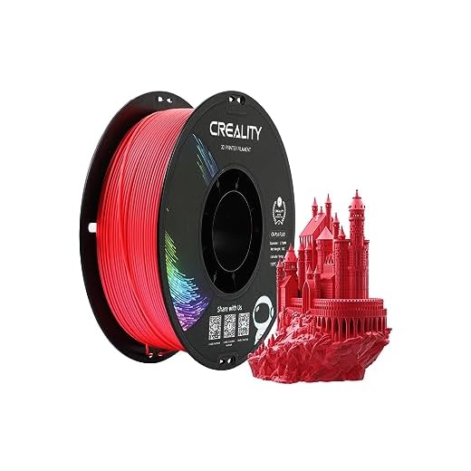 Creality PLA Filament 1.75 mm, 3D Printer Filament, 1.0kg (2.2lbs) Spool, No Warp Enhanced Toughness, Dimensional Accuracy ±0.03mm Printing Filament, for 3D Printers (Fluorescent Pink)