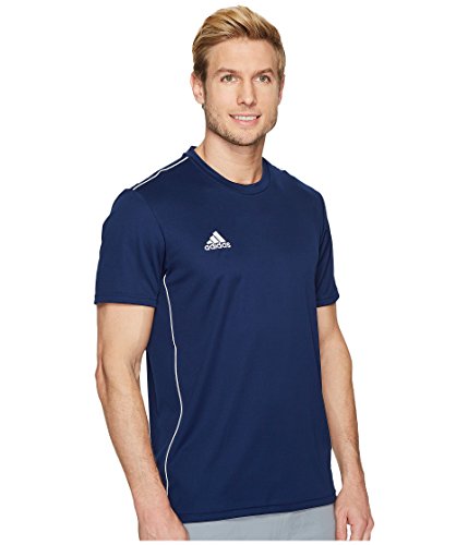 image for adidas Men's Core 18 Training Jersey, Dark Blue/White, Medium