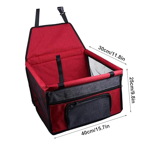 Siège pour chien et chat avec sangle de maintien voiture