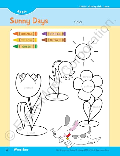 Skill Sharpeners Critical Thinking, Grade Prek