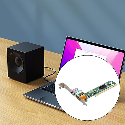 image for CHIUEAST PCI 5.1 Stereo Card CMI8738 Surround Sound Chip 4 Channels fo