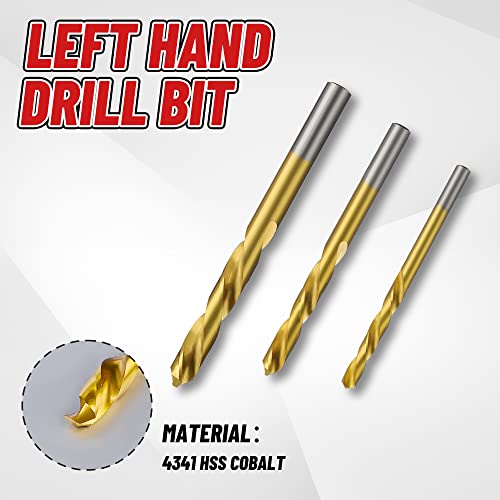 Uyecove 10 Pieces Screw Extractor Set, Bolt Extractor Set Cobalt Drill Bits Set For Removing Stripped Screws And Broken Bolts Easy Out Bolt Extractor Set #TOP5