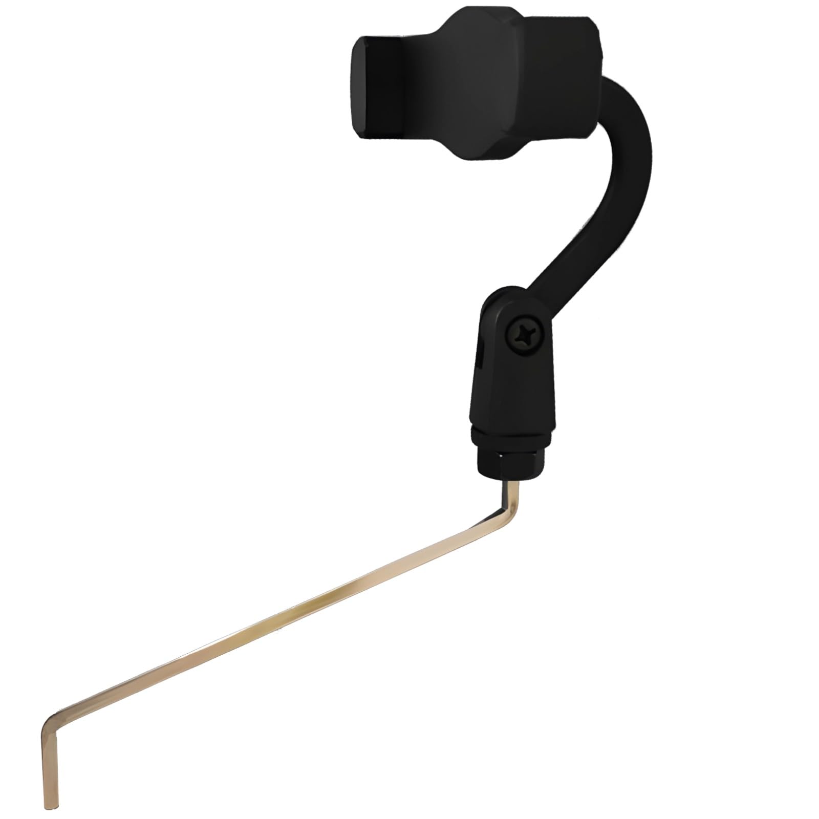 Altsaxophon Lyra Handyhalter, Notenhalter-Clip für Saxophon, verstellbarer Ständer, 360° drehbar, 180° vertikal einstellbar, mit sicherem Halt für Notenlesen und digitale Begleitung