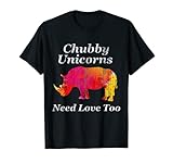 Photo Gallery t-shirt con scritta "chubby unicorns need love too" maglietta Photo Gallery t-shirt con scritta "chubby unicorns need love too" maglietta