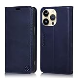 Caislean Case Compatible with iPhone 14 Pro Wallet Case -RFID Blocking Card Holders Premium Leather