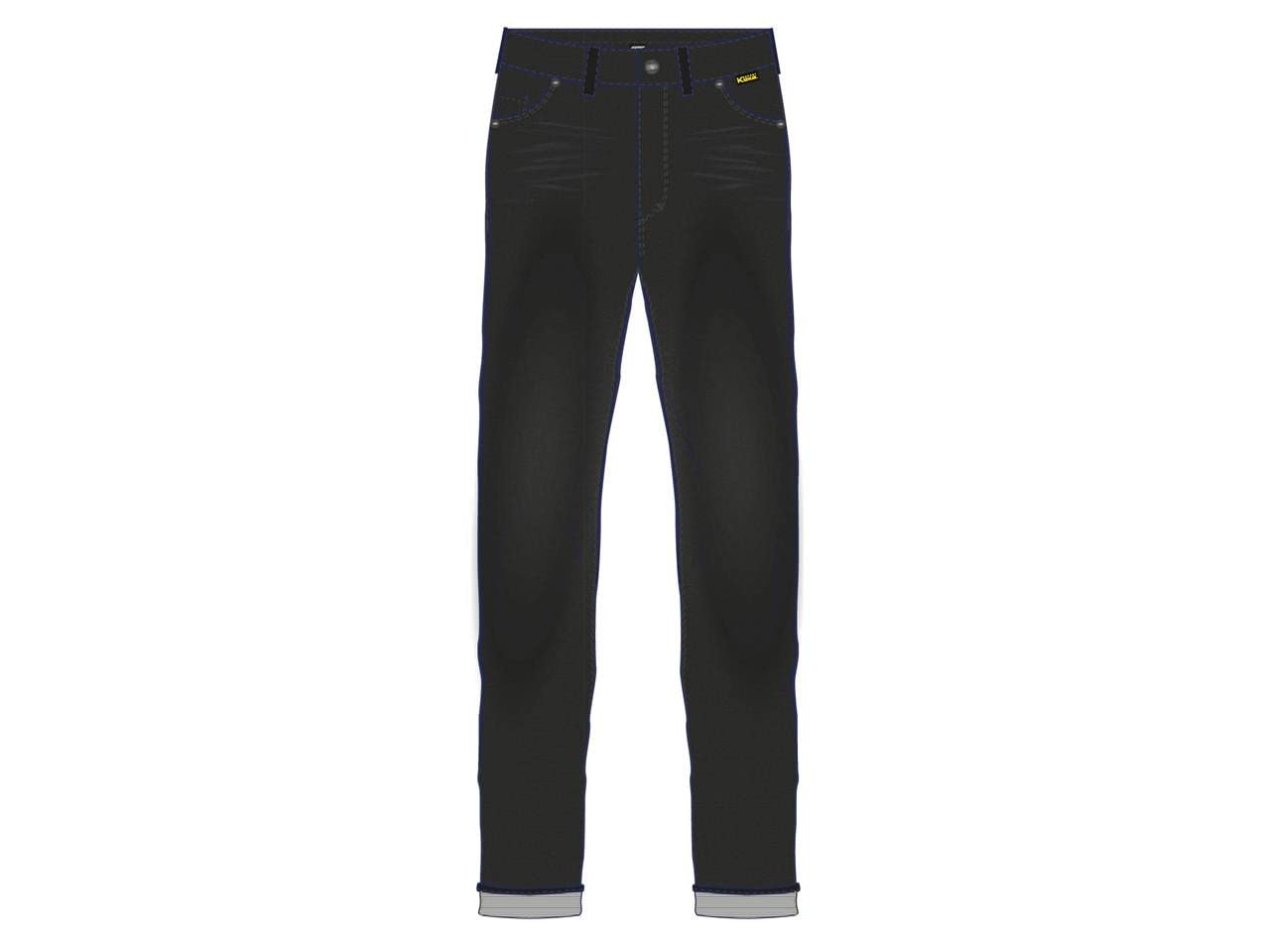 RST Tapered Fit Dżinsy motocyklowe, czarny, S