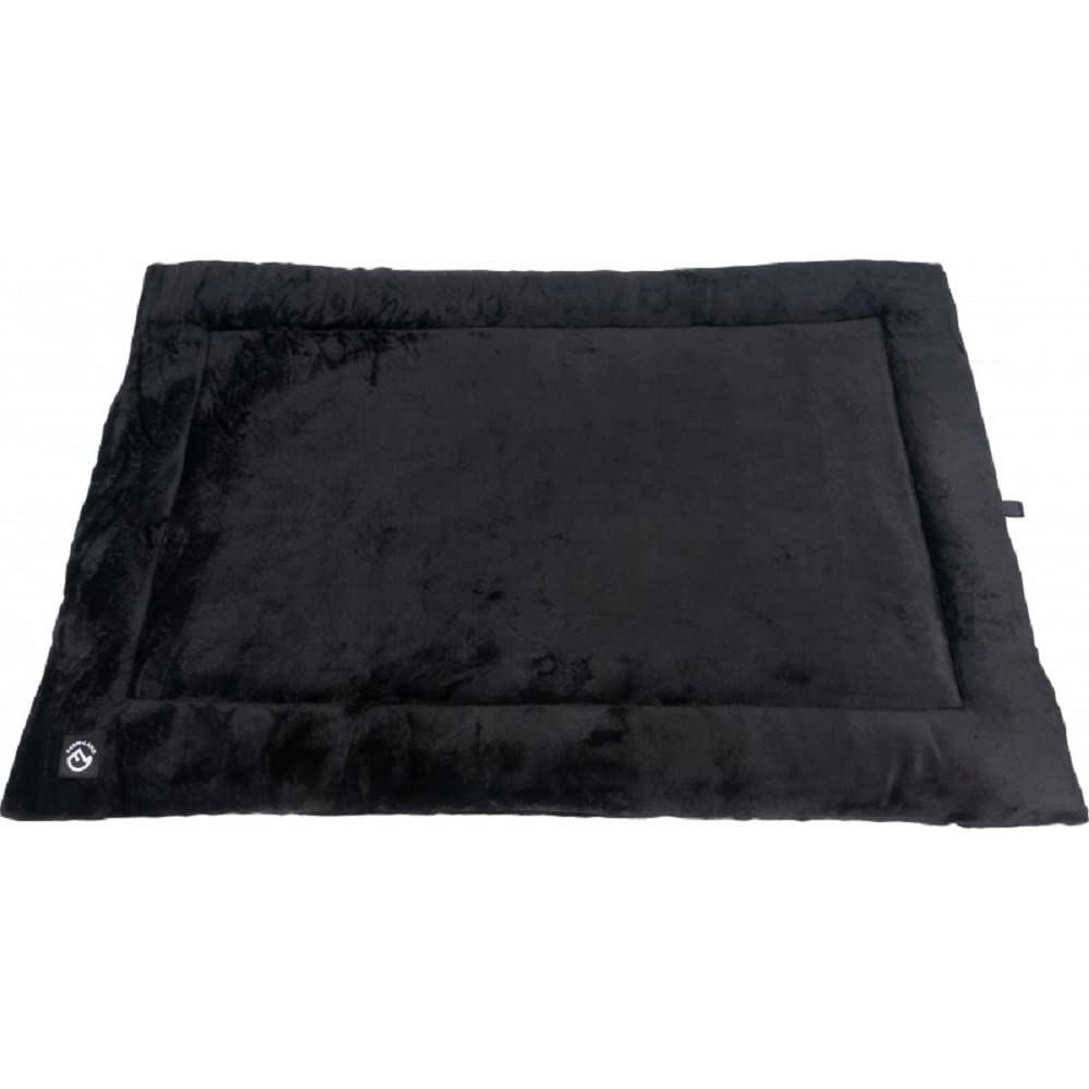 Farm-Land Outdoor Hundedecke Velours Schwarz 76 x 53 cm