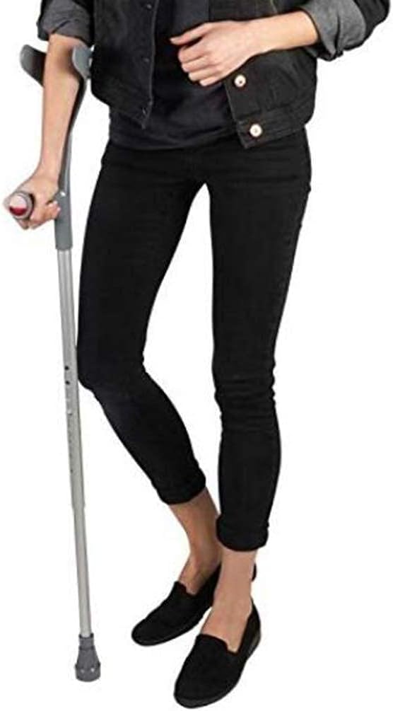 GeRRiT 2 Pcs Walking Stick with Adjustable Ergonomic Rod Elderly Accessories for Elbow Crutches Decorate