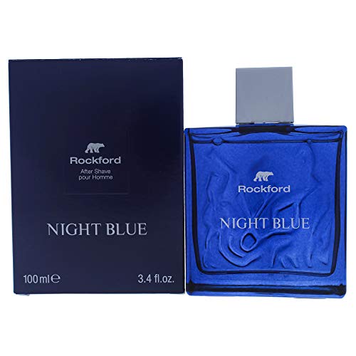 Rockford, Night Blue, After Shave, Dopobarba Uomo, Con Note Fresche Di Mandarino, Bergamotto, Limone, Lentisco, Pino, Lavanda, Eucalipto, Legno Di Ced