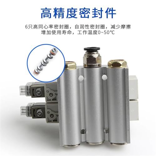 Électrovanne combinée SY7120-5LZD 8mm pour commande de vérin simple - 4