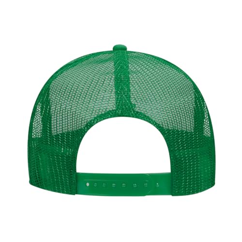 Gorra Trucker Ajustable con Malla Blanco y Verde miniatura 2