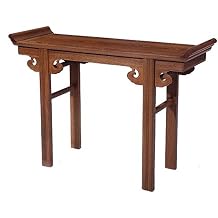 FEELIN Offering Buddha Altar Solid Wood Foyer Entrance Table Chinese Style Bar Table Ornaments Display Table High-Foot God of Wealth Offering Table Size M168 * 42 * 82cm