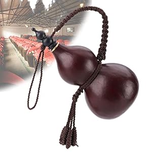 Heupfles Met Rubberen Plug, Bijenwas Anti-lekwater En Wijnpompoen, Gemakkelijk Schoon Te Maken, Natuurlijke Draagbare Waterkoker Voor Buiten, Uw Beste Keuze Voor Cadeau,22cm