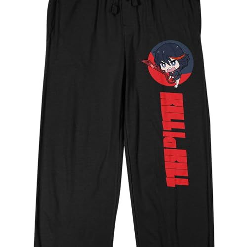Bioworld Kill La Kill Men's Black Sleep Pajama Pants2