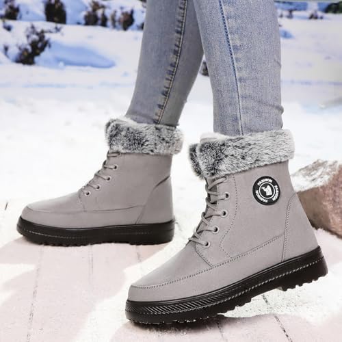 Bottines compensées femme imperméables et légères contre le froid