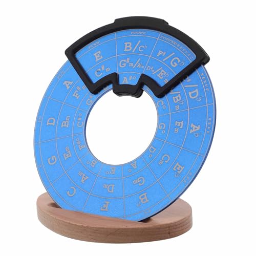 Roue du cercle des accords guitare outil interactif pour débutant