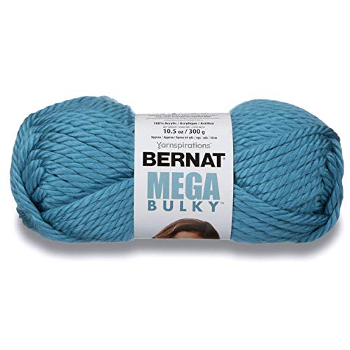 Pelote de laine Bernat Mega Bulky de qualité supérieure bleu sarcelle