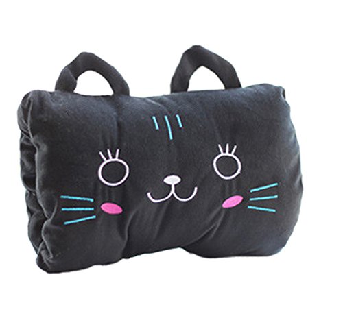 Lesirit Hand Muffs Child Lovely Winter Hand Warmer (Black Cat)