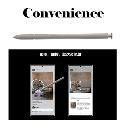 Image of Galaxy S24 Ultra S Pen Replacement For Samsung Galaxy S24 Ultra Stylus Pen,0.7Mm Fine Tip For Precision,Us Version,Ej-Ps928Byegus,Withoutbluetooth(Light Gray)