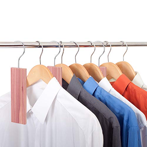 Acmetop 15 Pack Cedar Hang Ups, 100% Natural Cedar Blocks For Clothes Storage, Aromatic Cedar Balls Hangers, Storage Accessories Closets & Drawers #TOP2