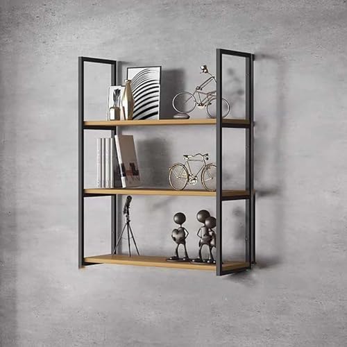 3-Tier & 2-Tier Floating Shelves - Mounted Iron Hanging Storage Shelf, Decorative Wall Decor, Spice Rack, Oval Wall Shelf for Home Organization & Display