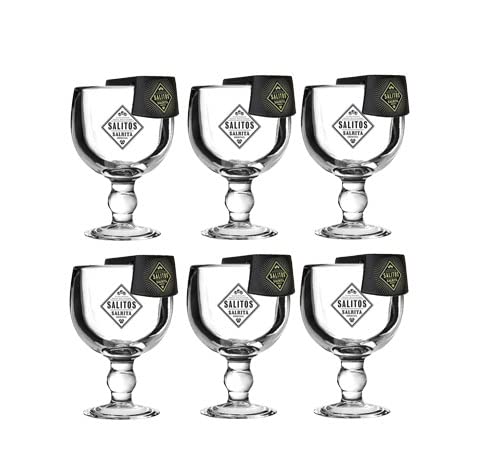 Mixcompany Salitos Salrita Cocktail 6er Set - 6X Cocktailglas + 6X Flaschenhalter