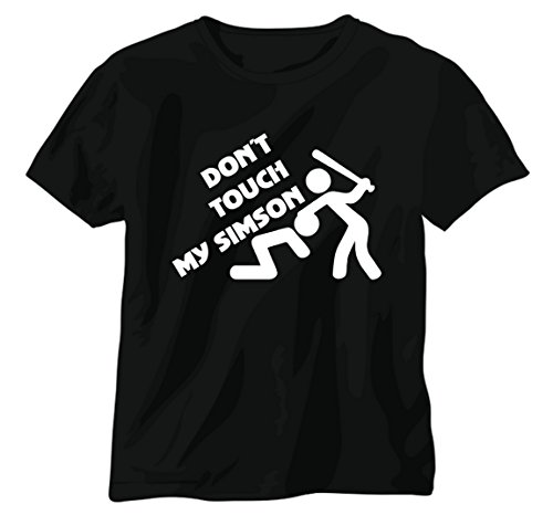 T-Shirt Funshirt Shirt Don't Touch My Simson Fun Gag Moped Mofa Scooter Bike Cover