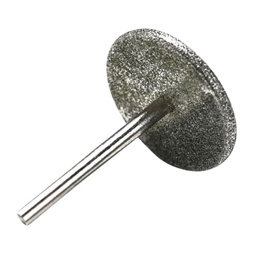 Homoyoyo Disco de Lijado para Uñas 20 MM Broca Plana de Acero Inoxidable Accesorio para Taladro de Uñas Profesional Herramienta para Pulir y Modelar Cutículas en Manicura y Pedicura