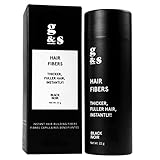 Hair Building Fibers for Balding Hair (22g / Large Bottle) - Instant Hair Thickening Fibers for...