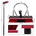 Carivia Water Fed Pole Kit,30ft Length Window Cleaning Poles,Water Fed Brush,Aluminum Outdoor Window Cleaner,Extendable Telescopic Pole Water Fed Brush Spray Washer for Window Glass/Solar Panel