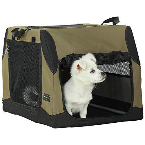 amazonbasics folding soft dog crate