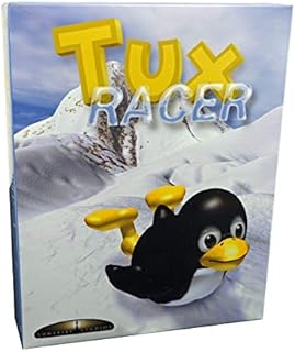 Tux Racer PC Game - watch Tux the Penguin race down the snow covered mountains - 18 challenging courses