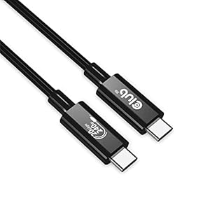 Club 3D CAC-1575 USB4 Gen3x2 Type C to Type C Bi-Directional Cable with 240W Charging, 20Gbps Data Transmission and Supports 4K60Hz Video 2m – 6.56ft